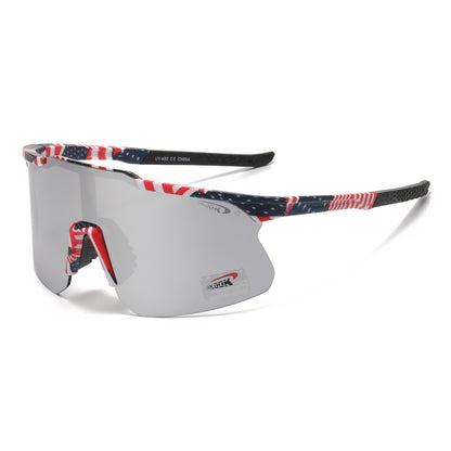 Coolook Men's USA Flag Shield Sunglasses CL11084