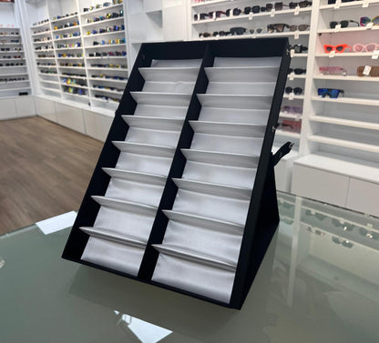 Sleek Portable 16 Pair Sunglasses Display DS-16