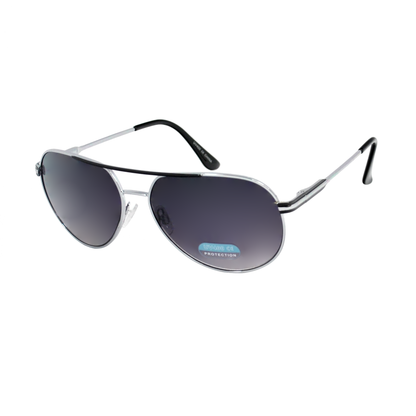 Stylish Aviator Sunglasses with Colored Side Frames & UV Protection Lenses HJ1003