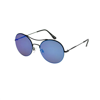 Premium Vintage Lightweight Metal Circle Frames with Arched Brow Bar HJ10109