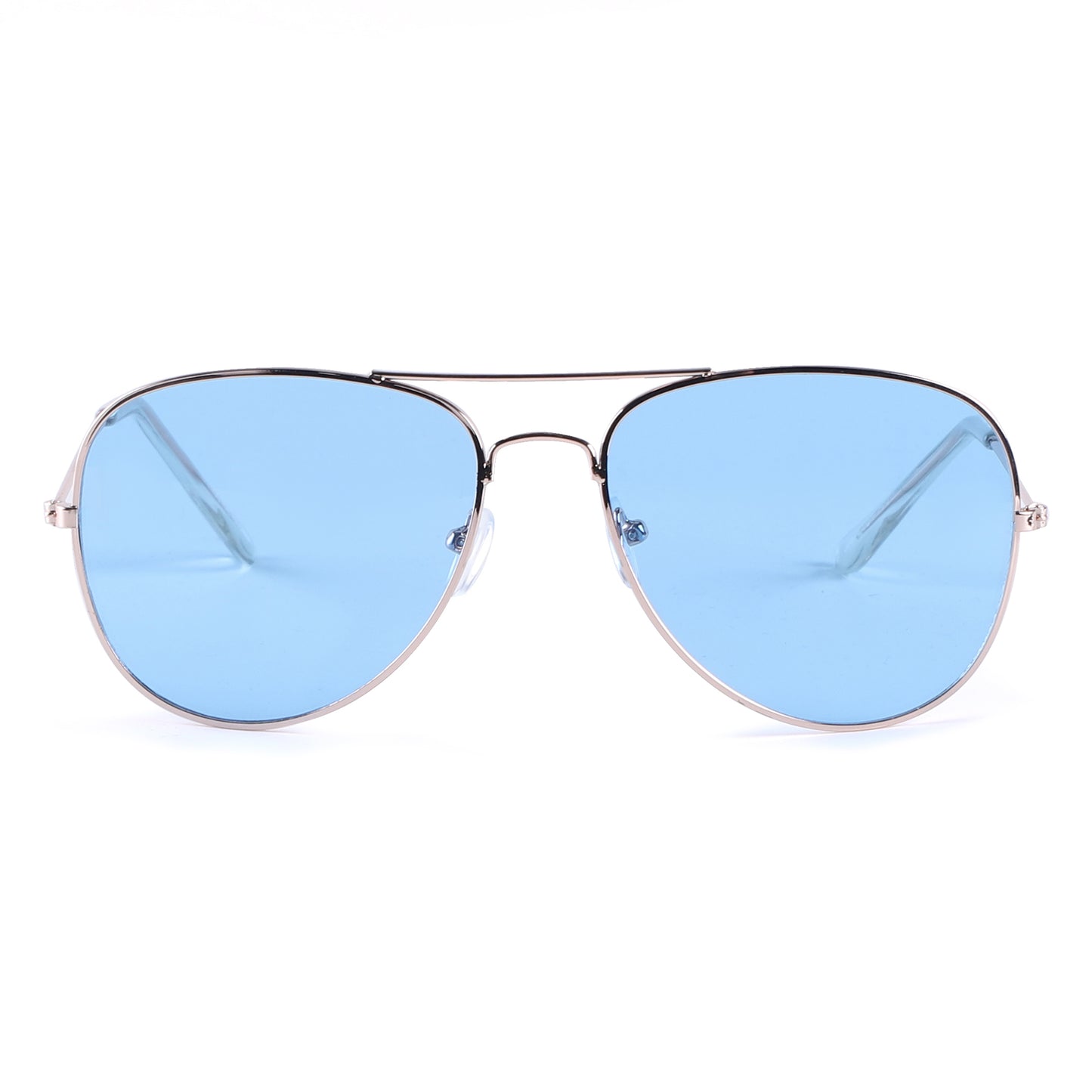 Vintage Style Metal Frame Aviators with Pastel Tinted Lenses in Multiple Colors J0894-Light