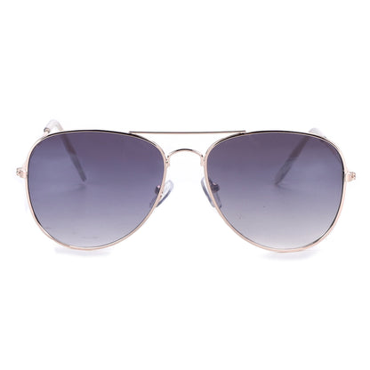 Unisex Double-Bridge Aviators with Pastel Ocean Tint Lenses with Slim Temples J0894-Ocean
