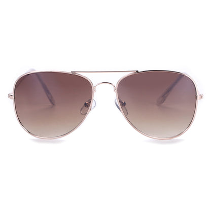 Unisex Double-Bridge Aviators with Pastel Ocean Tint Lenses with Slim Temples J0894-Ocean