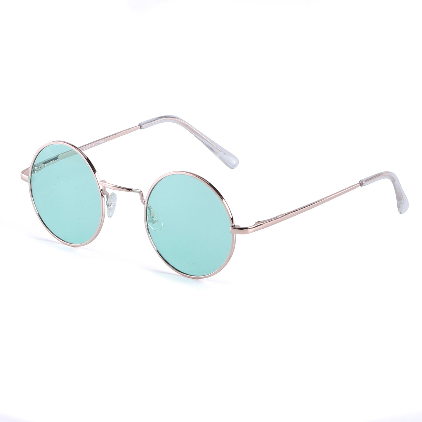 Retro Round Metal Sunglasses with Lightweight Frames J10508-Light