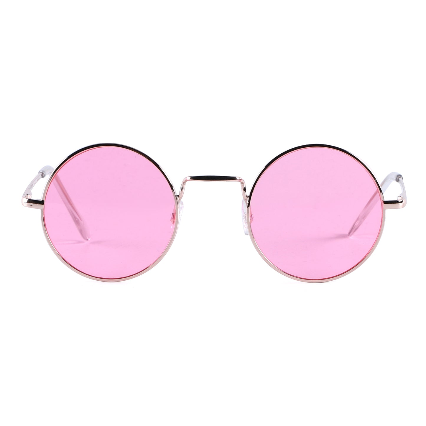 Retro Round Metal Sunglasses with Lightweight Frames J10508-Light