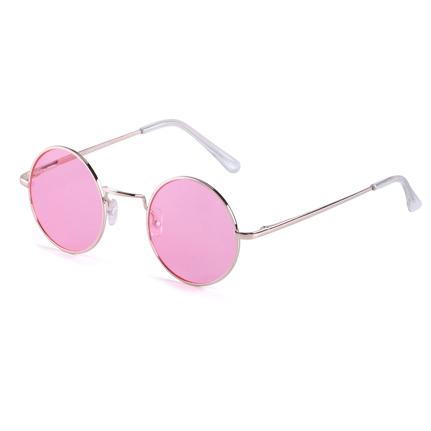 Retro Round Metal Sunglasses with Lightweight Frames J10508-Light