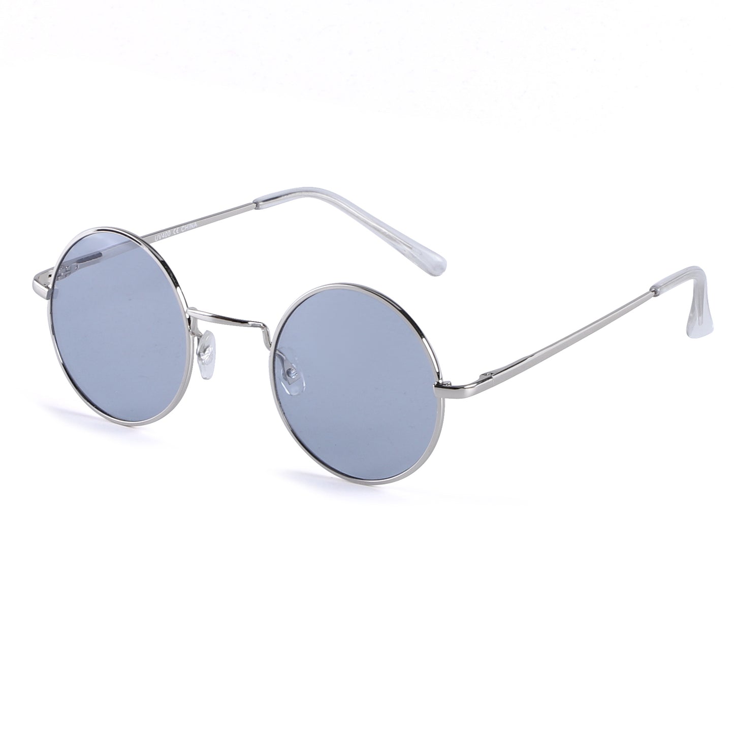 Retro Round Metal Sunglasses with Lightweight Frames J10508-Light