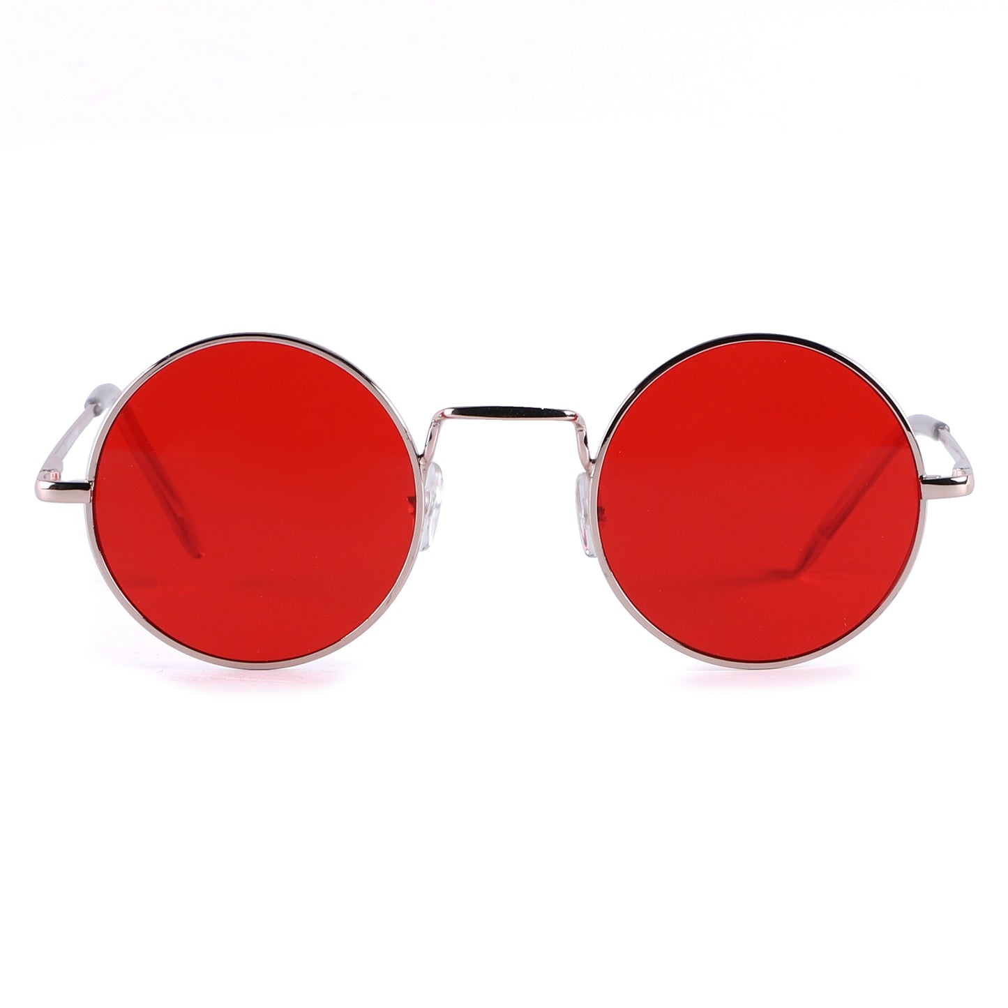 Retro Round Metal Sunglasses with Lightweight Frames J10508-Light