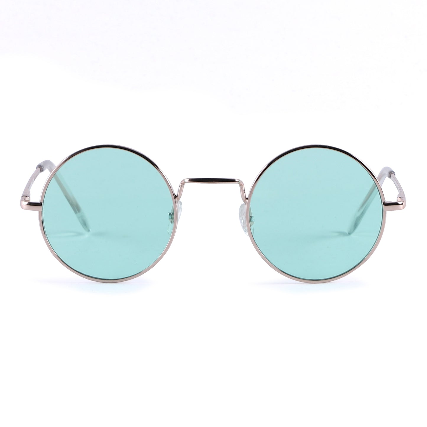 Retro Round Metal Sunglasses with Lightweight Frames J10508-Light