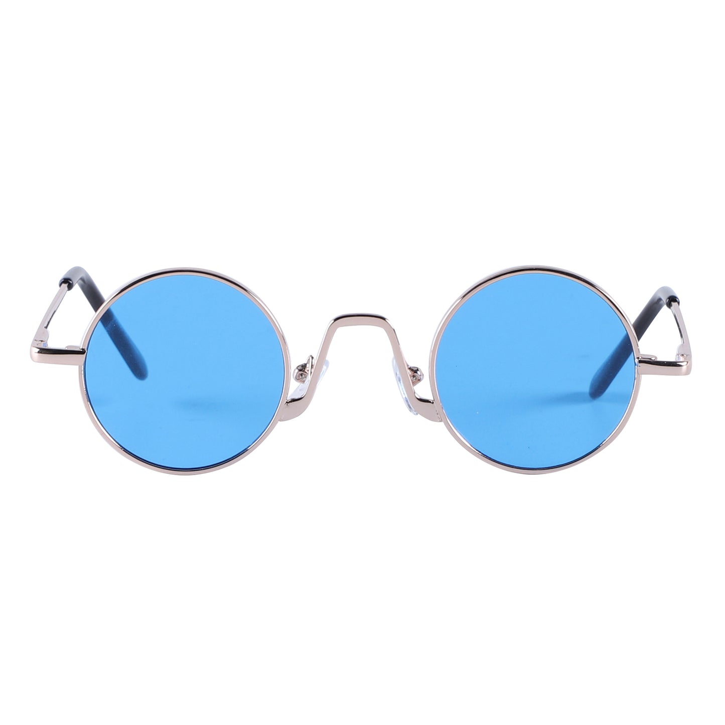 Vintage Circle Frame Sunglasses with Tinted Lenses J10622