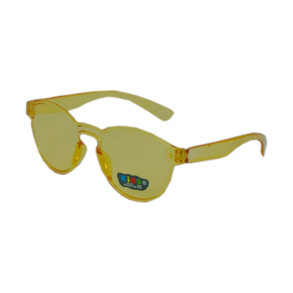 Kids' Rimless Translucent One-Piece Color Tinted Sunglasses K10319