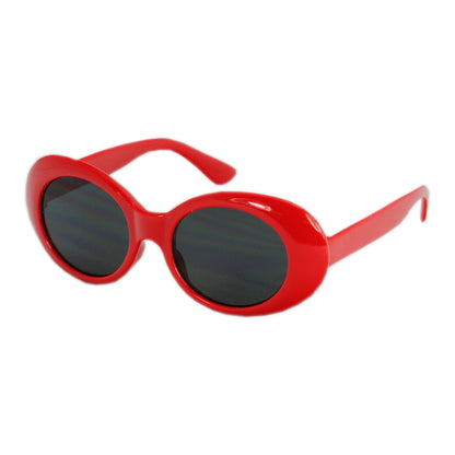 Kids' Vintage 90s Inspired Oval Sunglasses with UV400 Protection K10371