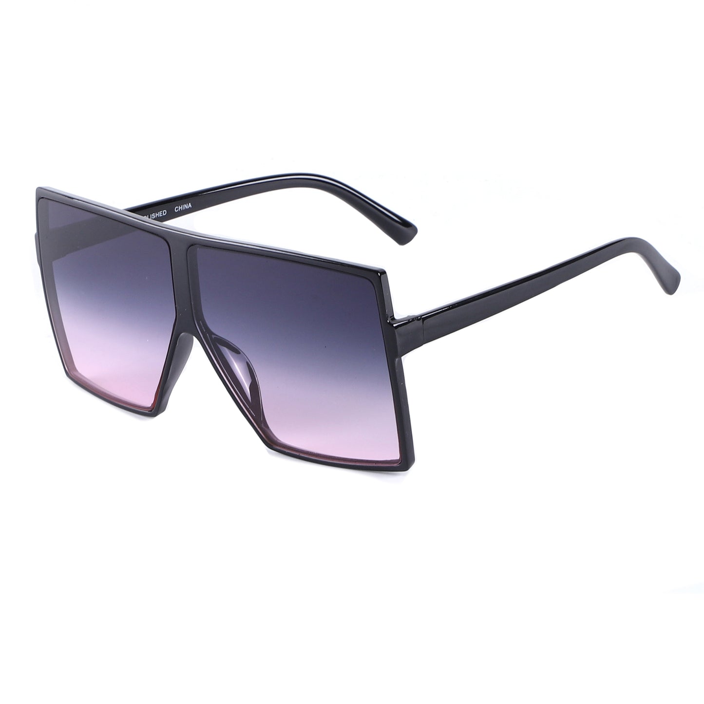 Gradient Lens Oversized Shield Sunglasses P10353
