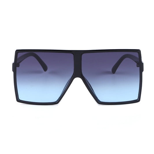 Gradient Lens Oversized Shield Sunglasses P10353