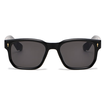 Premuim Square Frame Wayfarer Sunglasses with Gold Accents P11033