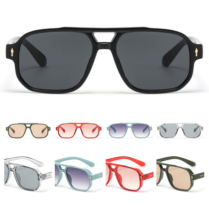 Oversized Retro Aviator Sunglasses P11123