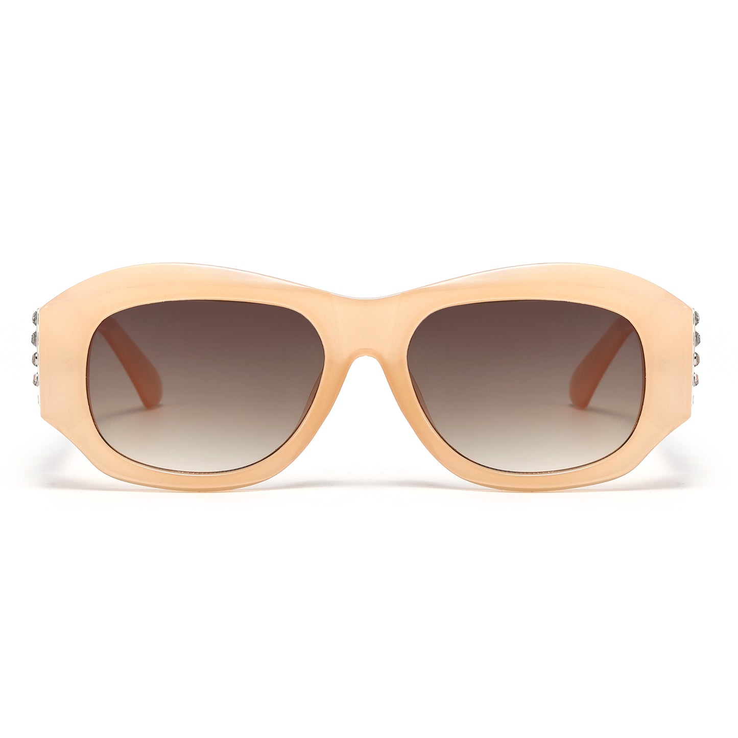 Vintage Retro Rectangular Rhinestone Sunglasses P11125