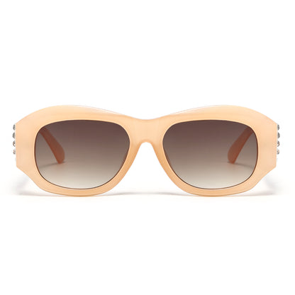 Vintage Retro Rectangular Rhinestone Sunglasses P11125