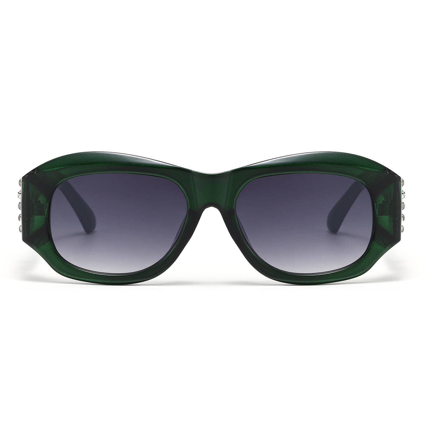 Vintage Retro Rectangular Rhinestone Sunglasses P11125