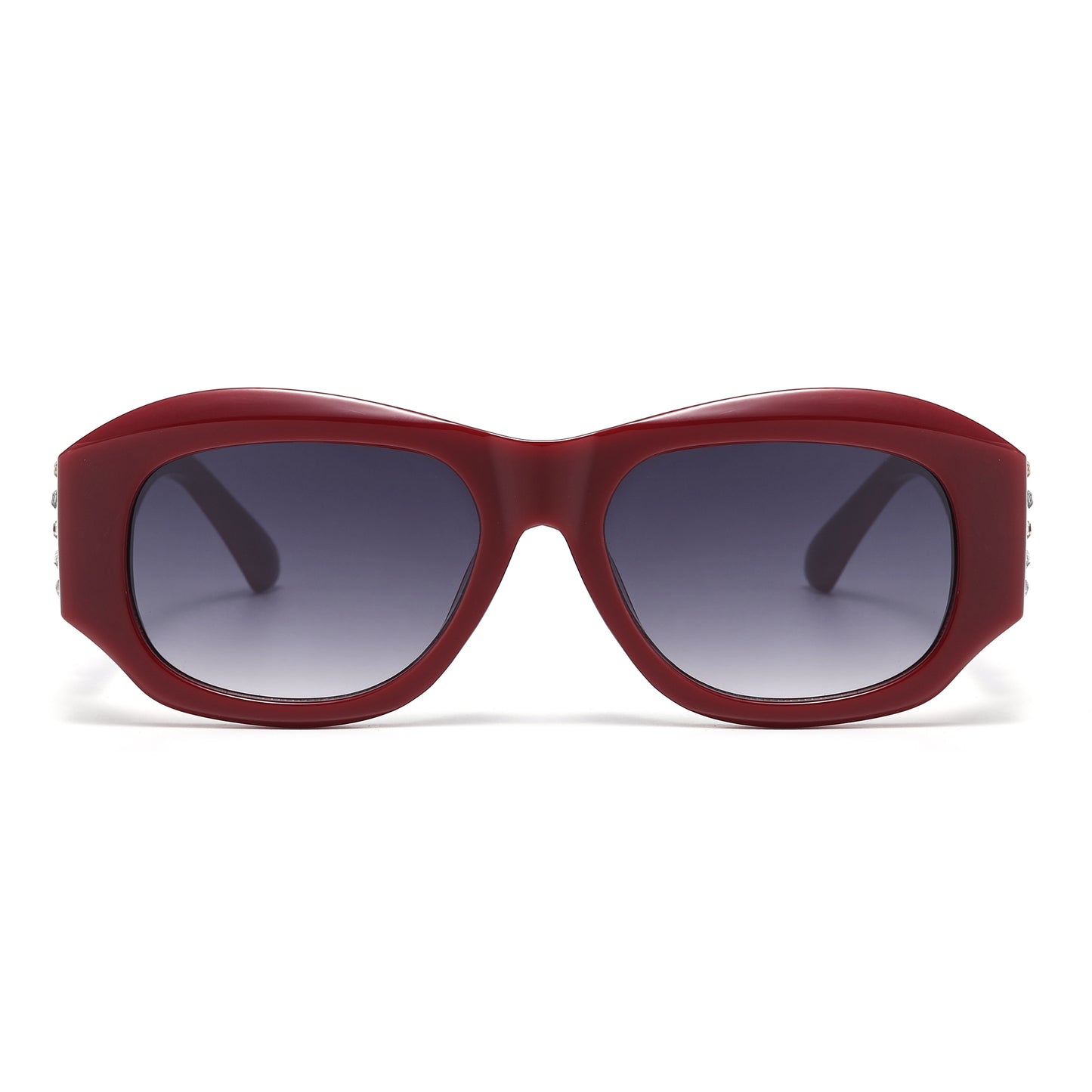 Vintage Retro Rectangular Rhinestone Sunglasses P11125