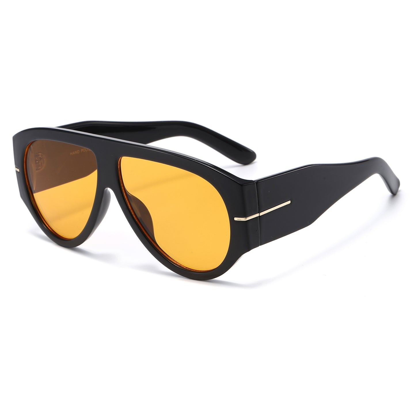 Unisex Oversized Flat Top Shield Sunglasses P11151