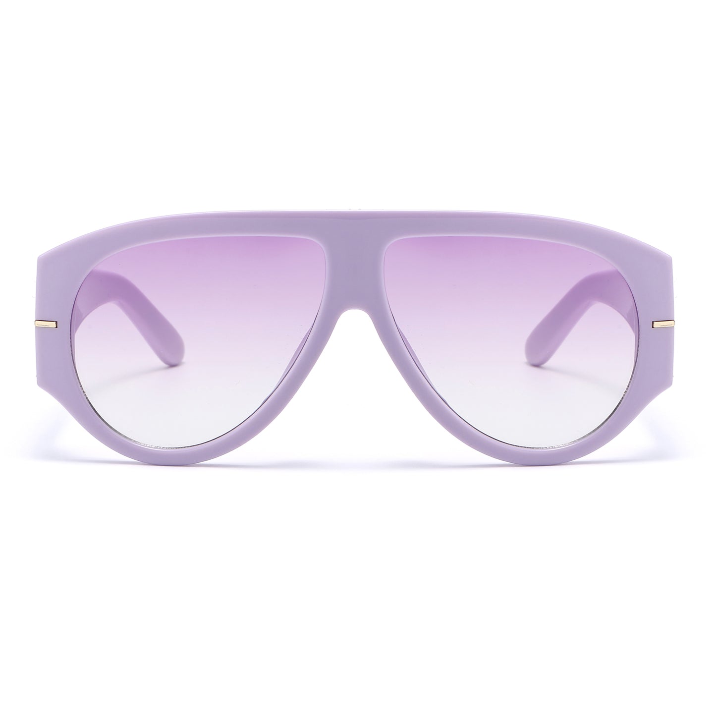 Unisex Oversized Flat Top Shield Sunglasses P11151