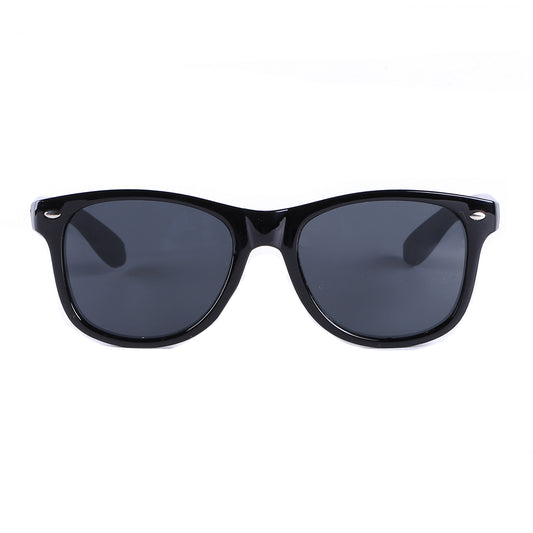 Classic Glossy Black Wayfarer-Style Sunglasses P1543-Black