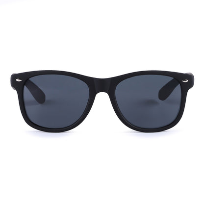 Classic Black Wayfarer Sunglasses with Matte Finish P1543-S