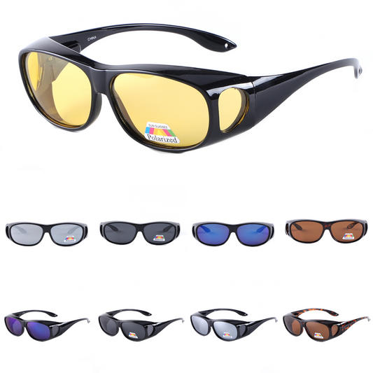 Protective Fit Over Polarized Sunglasses with Side Shield Windows PL10053