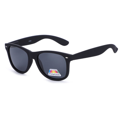 Premuim Polarized Matte Black Wayfarer Sunglasses PL1543-S