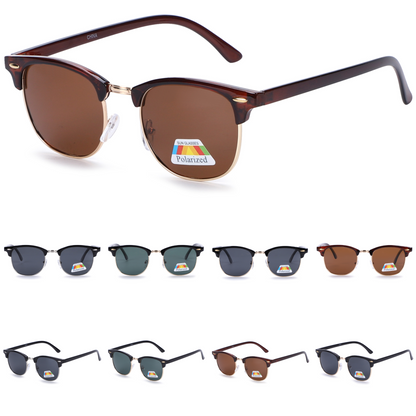 Classic Polarized Clubmaster Sunglasses PL1947