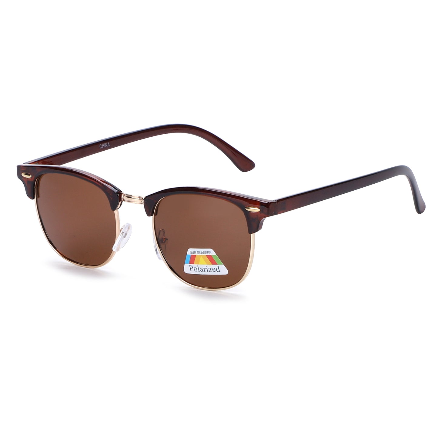 Classic Polarized Clubmaster Sunglasses PL1947
