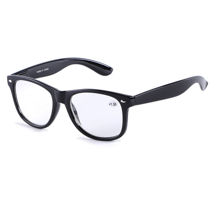 Unisex Wayfarer Style Reading Glasses in Tortoise Shell & Solid Colors RJ060