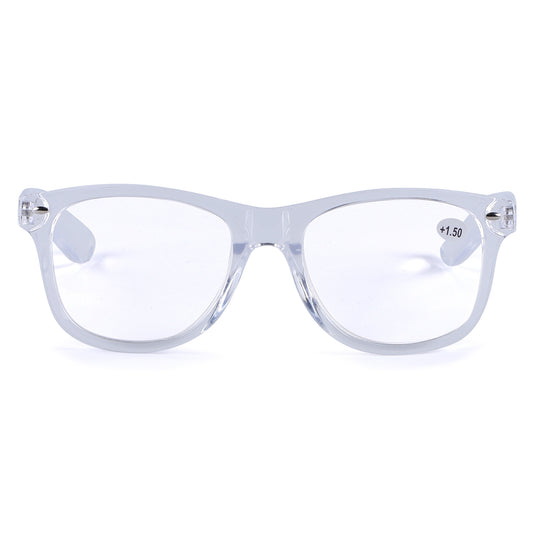 Unisex Wayfarer Style Reading Glasses in Tortoise Shell & Solid Colors RJ060