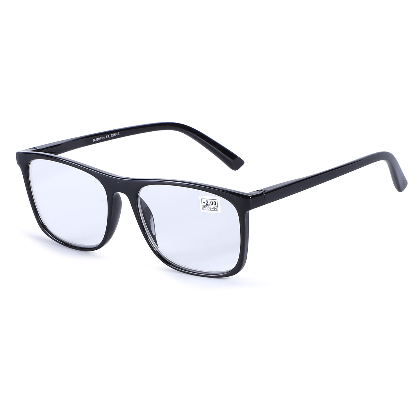 Timeless Unisex Square Frame Reading Glasses in 10+ Custom Reading Powers RJ10464