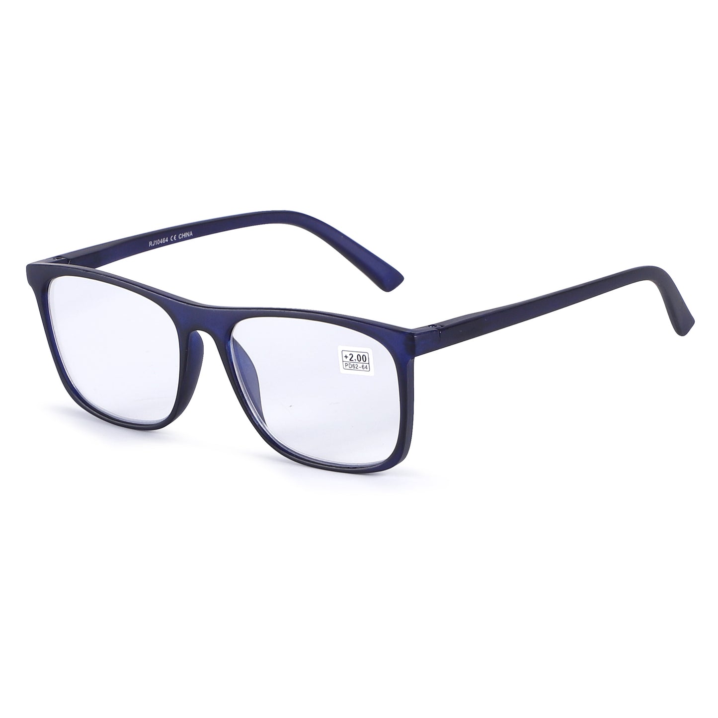 Timeless Unisex Square Frame Reading Glasses in 10+ Custom Reading Powers RJ10464