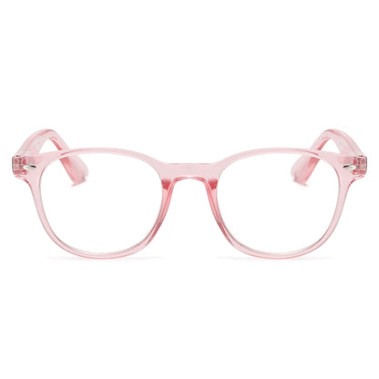 Classic Retro Rounded Reading Glasses in Crystal Pastel Colors RJ11068