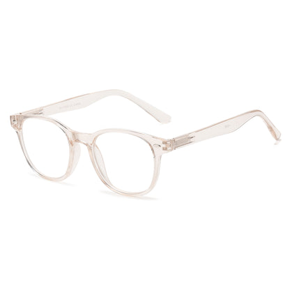 Classic Retro Rounded Reading Glasses in Crystal Pastel Colors RJ11068