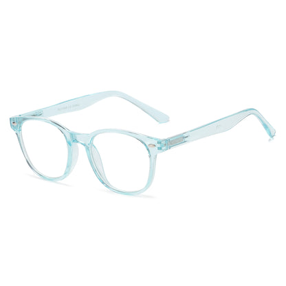 Classic Retro Rounded Reading Glasses in Crystal Pastel Colors RJ11068