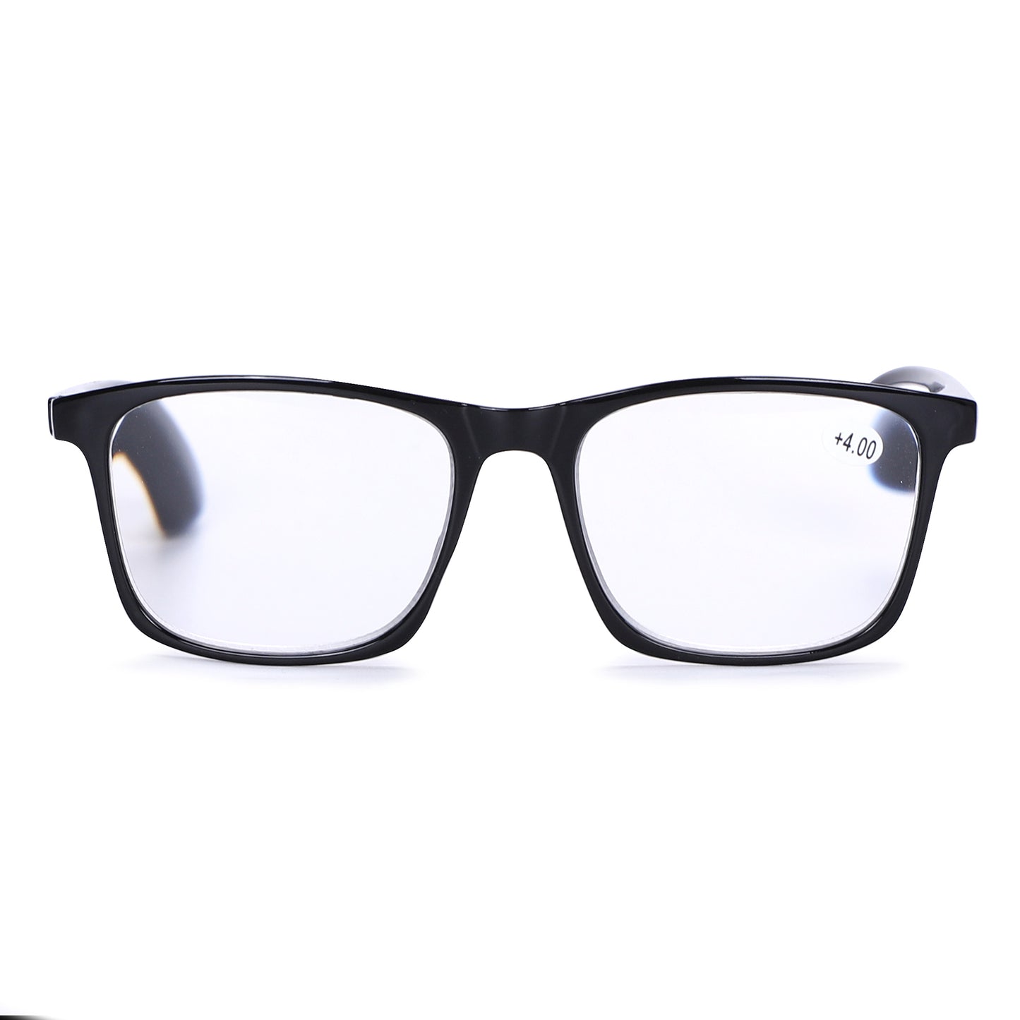 Modern Transparent Square Readers with Colorful Patterned Side RJ11069