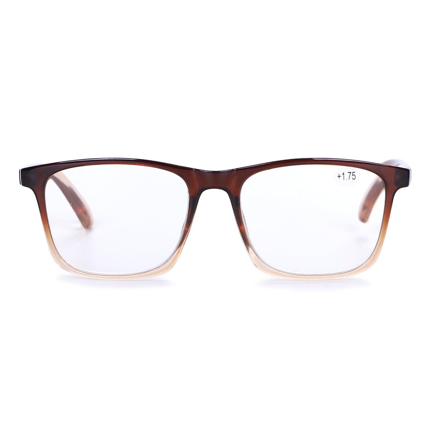 Modern Transparent Square Readers with Colorful Patterned Side RJ11069