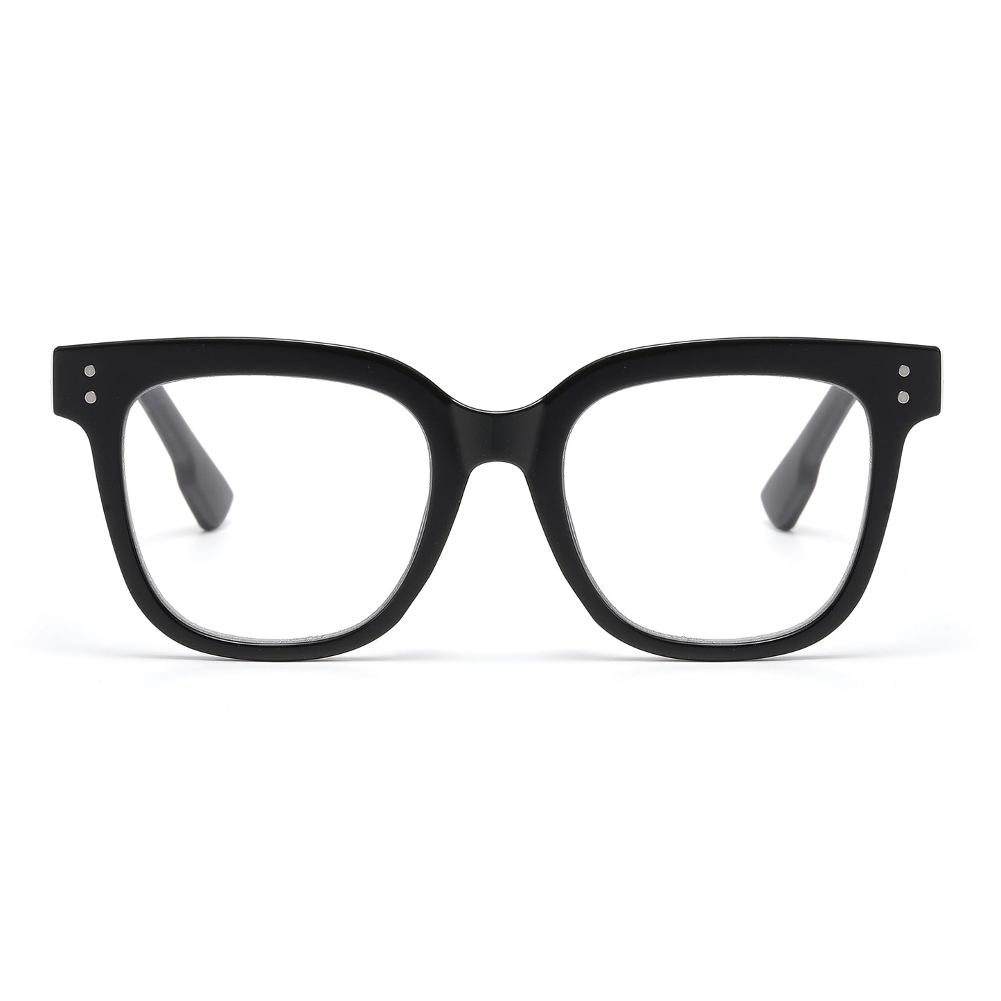 Oversized Thick-Rimmed Square Reading Glasses in 10+ Custom Reading Powers RJ11093