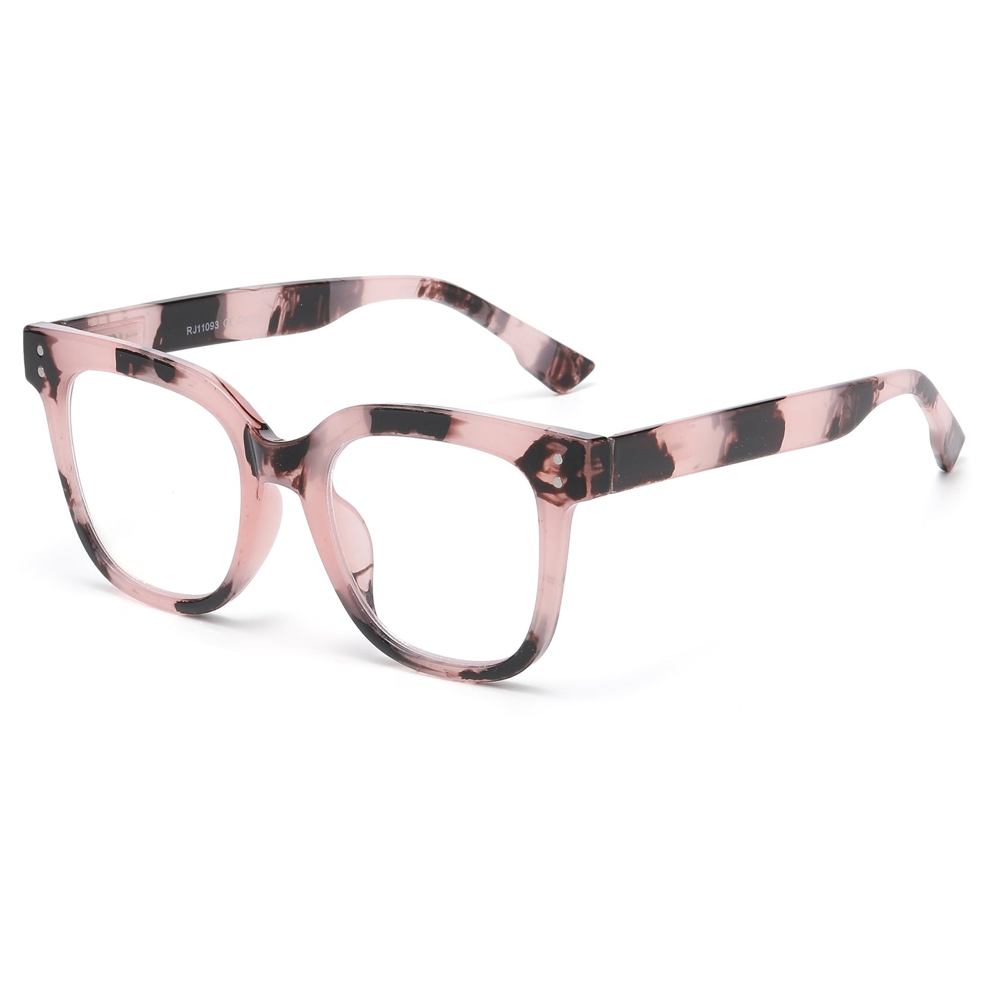 Oversized Thick-Rimmed Square Reading Glasses in 10+ Custom Reading Powers RJ11093
