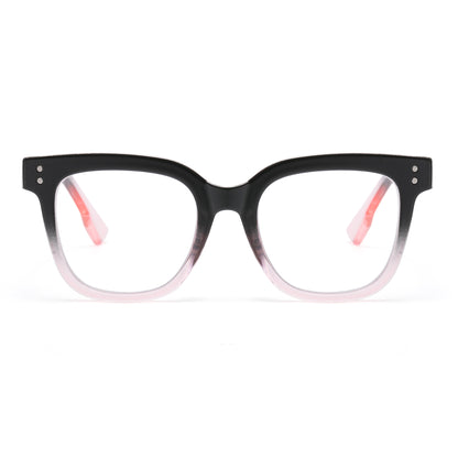 Oversized Thick-Rimmed Square Reading Glasses in 10+ Custom Reading Powers RJ11093