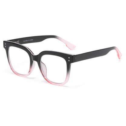 Oversized Thick-Rimmed Square Reading Glasses in 10+ Custom Reading Powers RJ11093