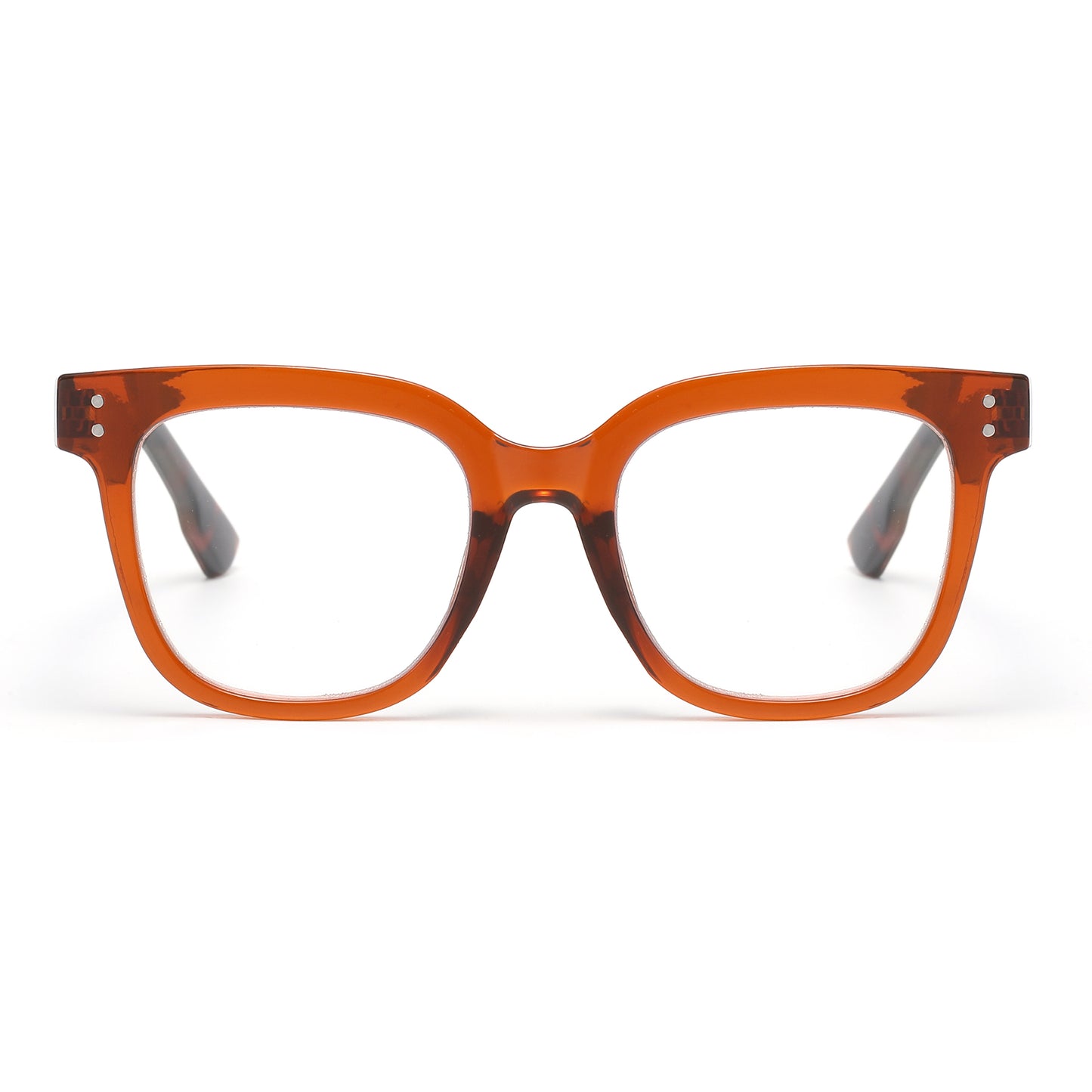Oversized Thick-Rimmed Square Reading Glasses in 10+ Custom Reading Powers RJ11093