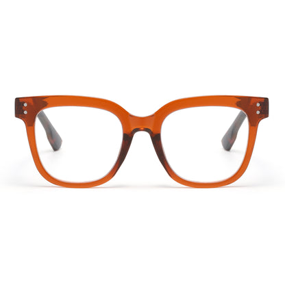 Oversized Thick-Rimmed Square Reading Glasses in 10+ Custom Reading Powers RJ11093