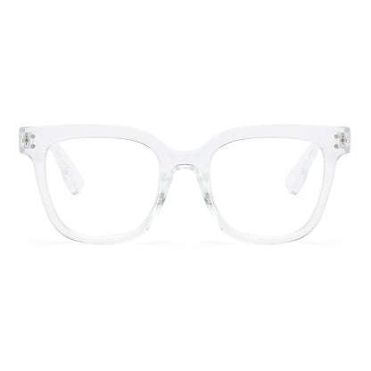 Oversized Thick-Rimmed Square Reading Glasses in 10+ Custom Reading Powers RJ11093