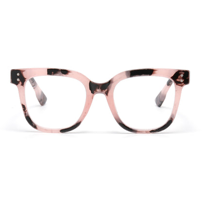 Oversized Thick-Rimmed Square Reading Glasses in 10+ Custom Reading Powers RJ11093