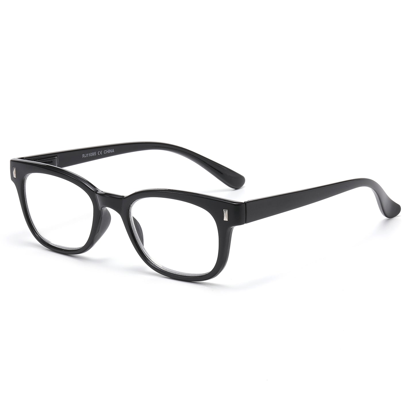 Retro Square Wayfarer Reading Glasses in 10+ Custom Reading Powers RJ11095